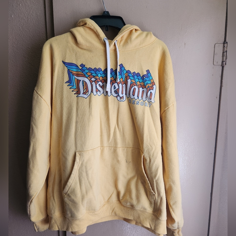 Yellow Disneyland Hoodie XXL